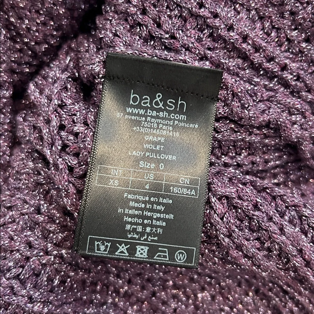 Ba&sh Lady Pullover in Grape Violet